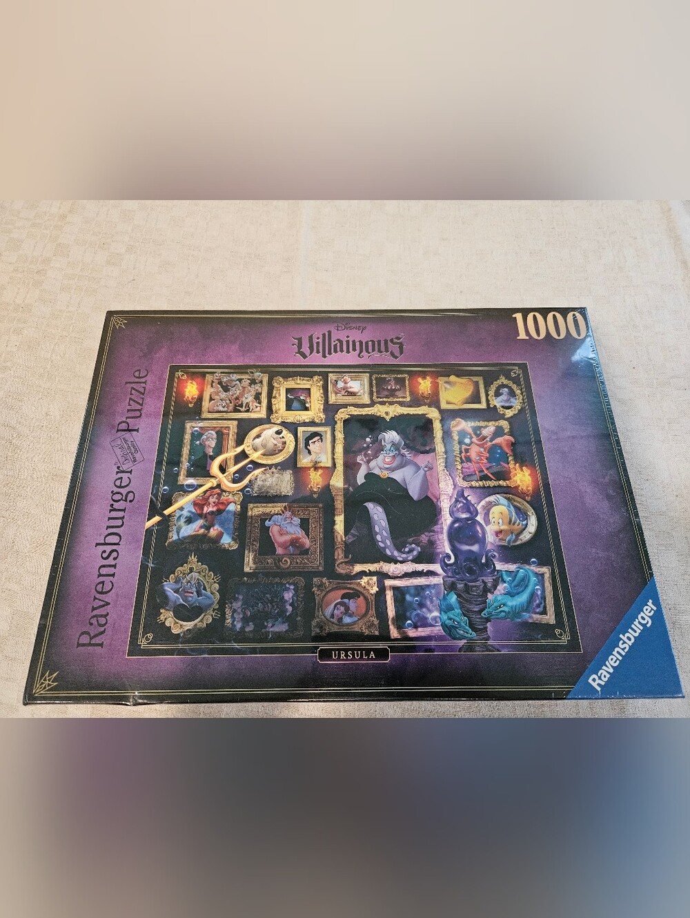 Ravensburger Disney Villainous Ursula 1000 Piece Jigsaw Puzzle brand New Read